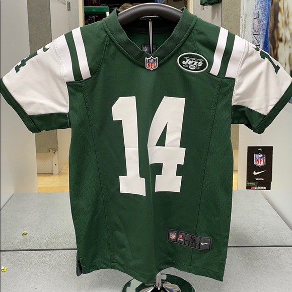 New York Jets Green #14 Darnold Jersey - Picture 1 of 8